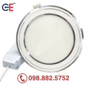 Đèn downlight Panasonic Color Rim đổi màu 12W viền bạc