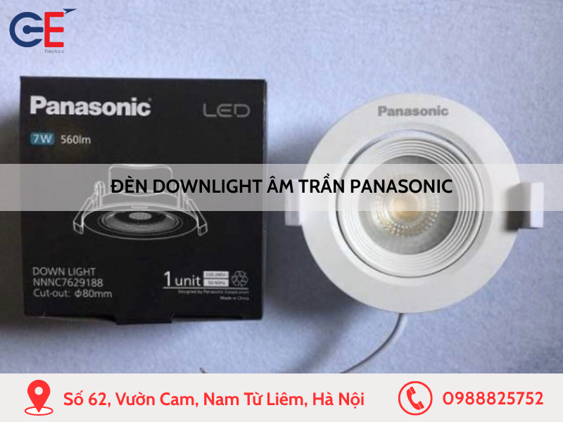 Đèn downlight âm trần Panasonic