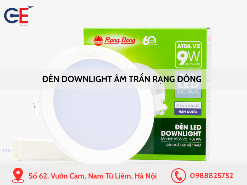 Đèn downlight âm trần Rạng Đông
