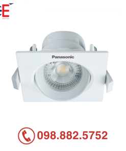 Đèn downlight âm trần điều chỉnh góc Panasonic vuông 7W 38 độ