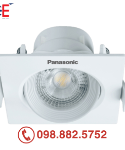 Đèn downlight âm trần điều chỉnh góc Panasonic vuông 7W 60 độ