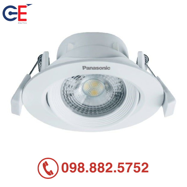 Đèn downlight điều chỉnh góc Panasonic tròn 5W 38 độ