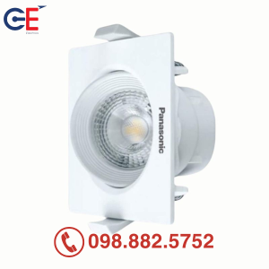 Đèn downlight điều chỉnh góc Panasonic vuông 5W 60 độ