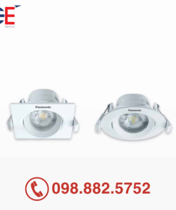 Đèn downlight âm trần điều chỉnh góc Panasonic vuông 7W 60 độ