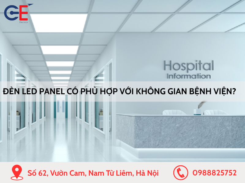 Đèn led Panel có phù hợp với không gian bệnh viện