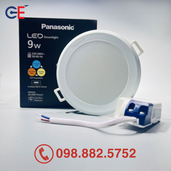 Đèn âm trần Panasonic DN 3G 9W 110mm