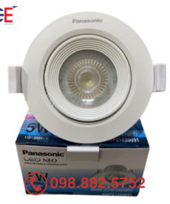 Đèn downlight điều chỉnh góc Panasonic tròn 5W 38 độ