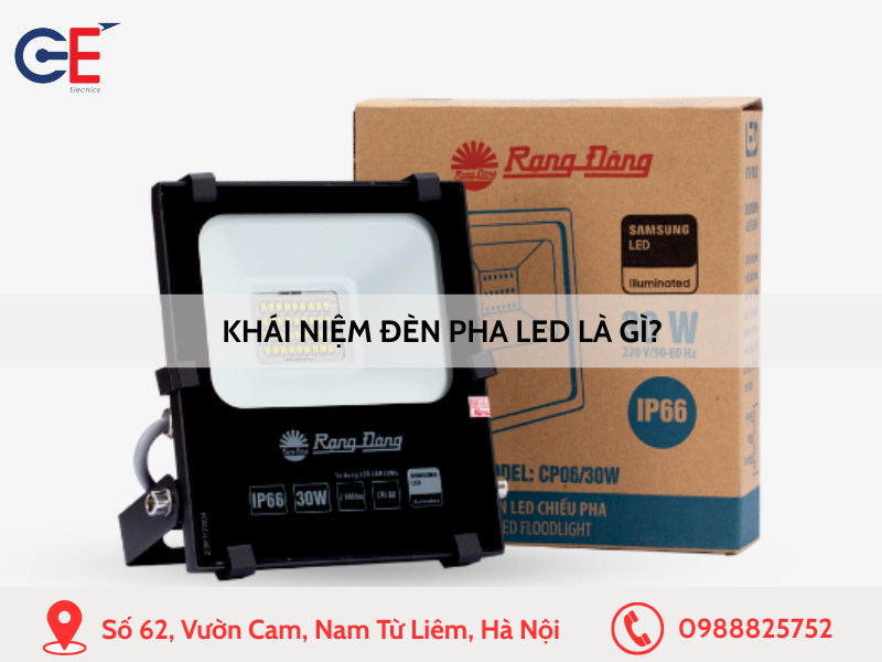 Đèn pha LED ngoài trời là gì