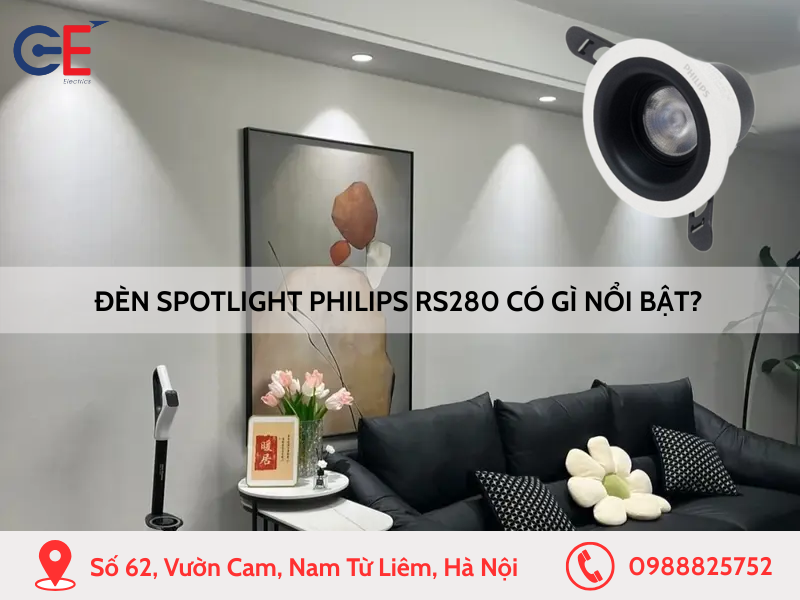 Đèn spotlight Philips RS280 có gì nổi bật