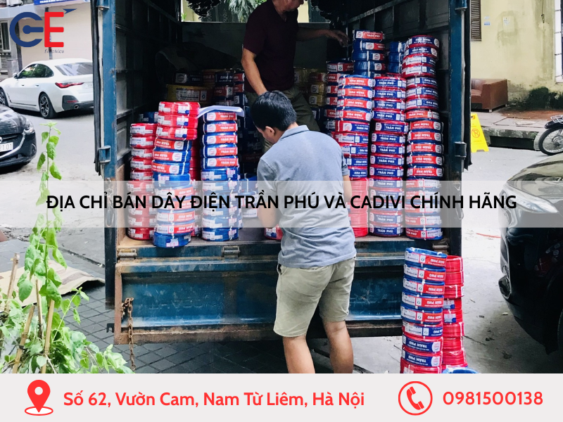 Địa chỉ bán dây điện Trần Phú và Cadivi chính hãng