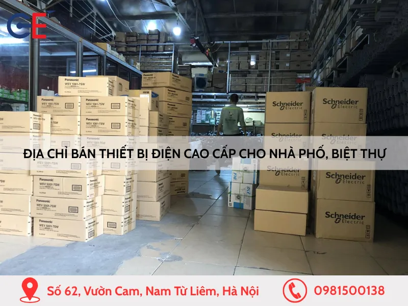Địa chỉ bán thiết bị điện cao cấp cho nhà phố, biệt thự