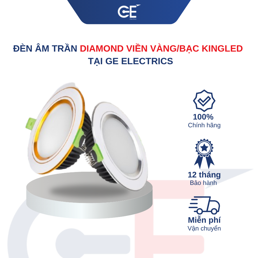 Địa chỉ mua đèn âm trần Kingled Diamond chính hãng, giá tốt