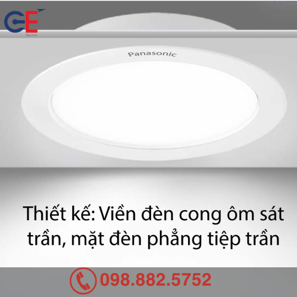 Đôi nét về Đèn Downlight Panasonic DN 2G đơn sắc tròn 18W 150mm