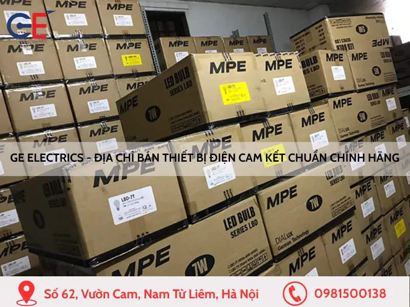 GE Electrics - Địa chỉ bán thiết bị điện cam kết chuẩn chính hãng