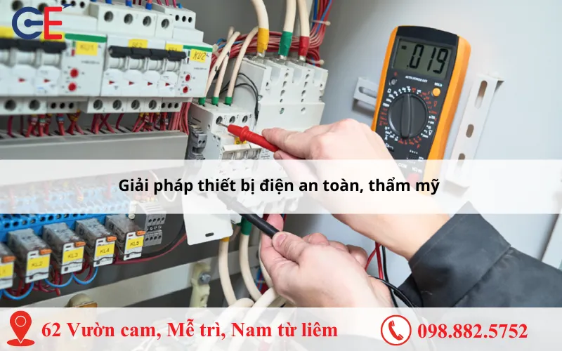 Giải pháp thiết bị điện an toàn, thẩm mỹ