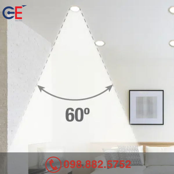 Giới thiệu chung về Đèn âm trần điều chỉnh góc Panasonic tròn 7W 60 độ