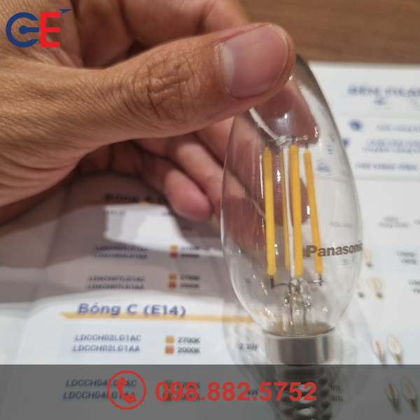 Giới thiệu về Đèn Led Bulb Filament Panasonic Bóng C 4W