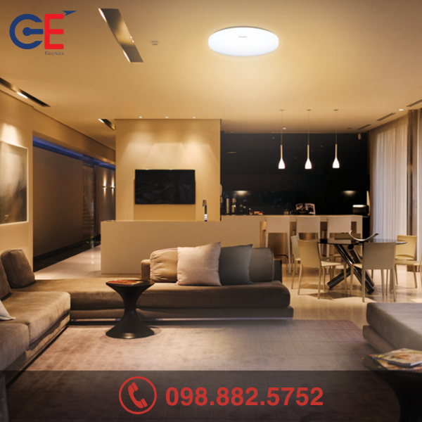 Giới thiệu về Đèn ốp trần tròn Mini Panasonic 18W thiết kế mỏng gọn