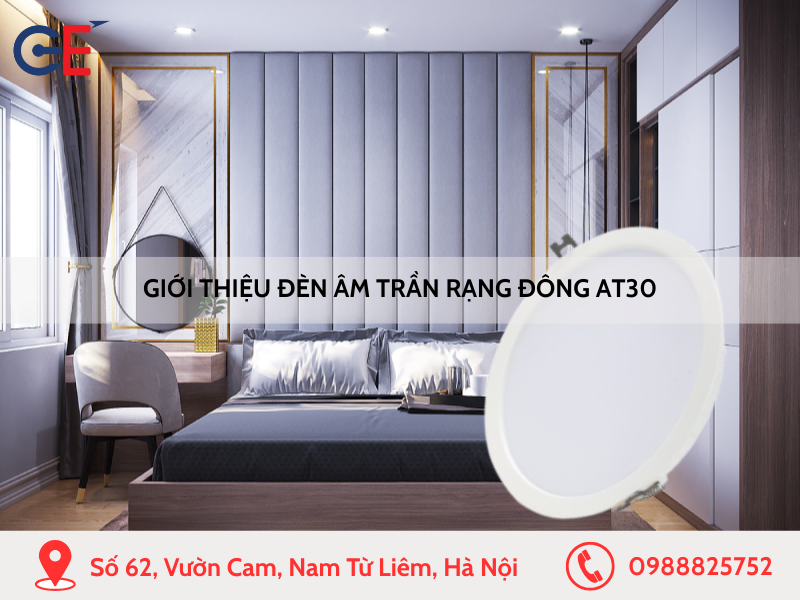 Giới thiệu về đèn âm trần Rạng Đông AT30
