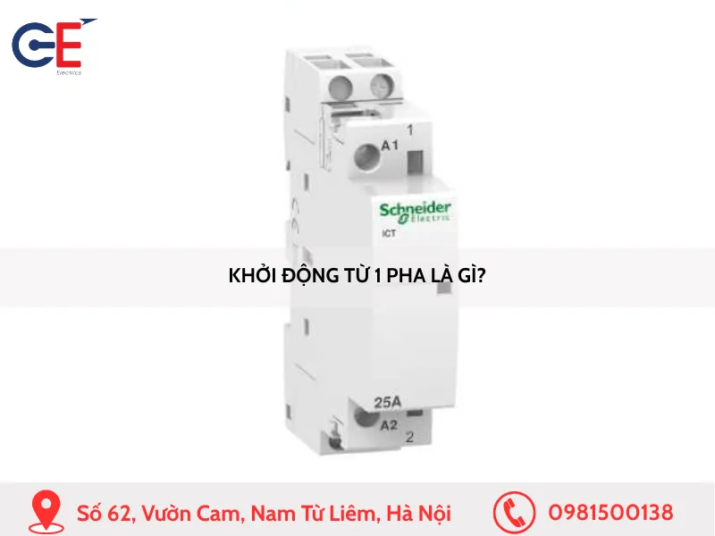 Khởi động từ 1 pha là gì
