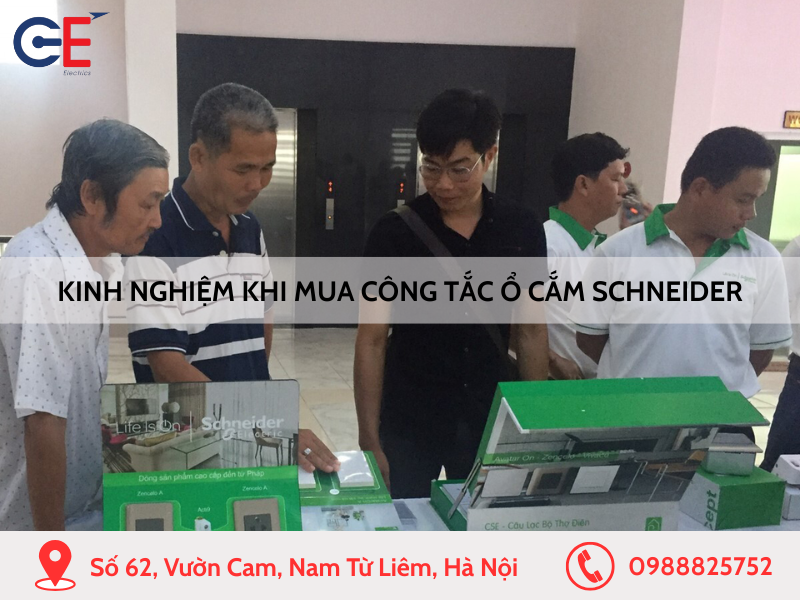 Kinh nghiệm khi mua công tắc ổ cắm Schneider