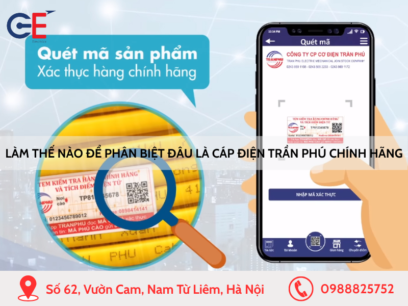 Làm thế nào để phân biệt đâu là cáp điện Trần Phú chính hãng?