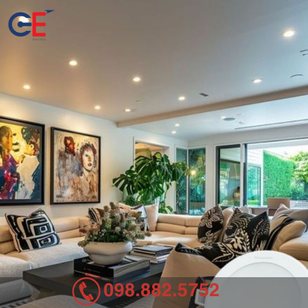 Lưu ý sử dụng Đèn Led âm trần Panasonic Neo Slim NNP73476 12W