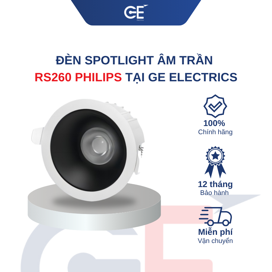 Lý do đèn spotlight Philips RS260 thu hút người tiêu dùng