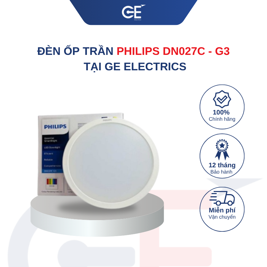 Lý do nên dùng đèn ốp trần Philips DN027C-G3