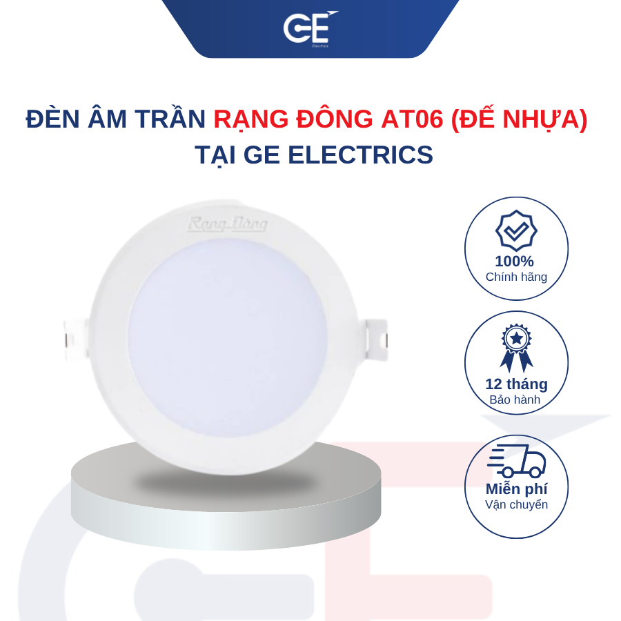 Lý do nên sử dụng đèn âm trần Rạng Đông AT06 cho công trình giá rẻ