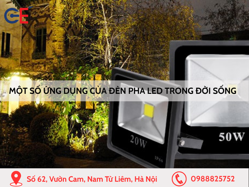 Một số ứng dụng của đèn pha led trong đời sống