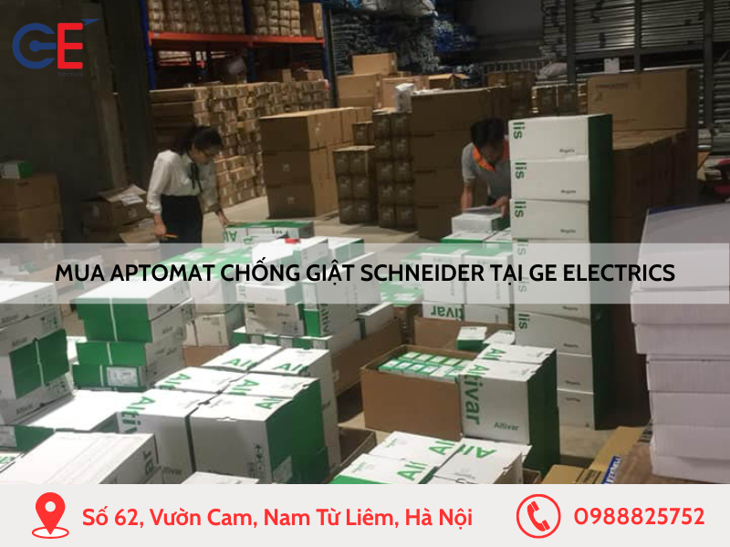 Mua Aptomat chống giật Schneider chính hãng tại GE Electrics