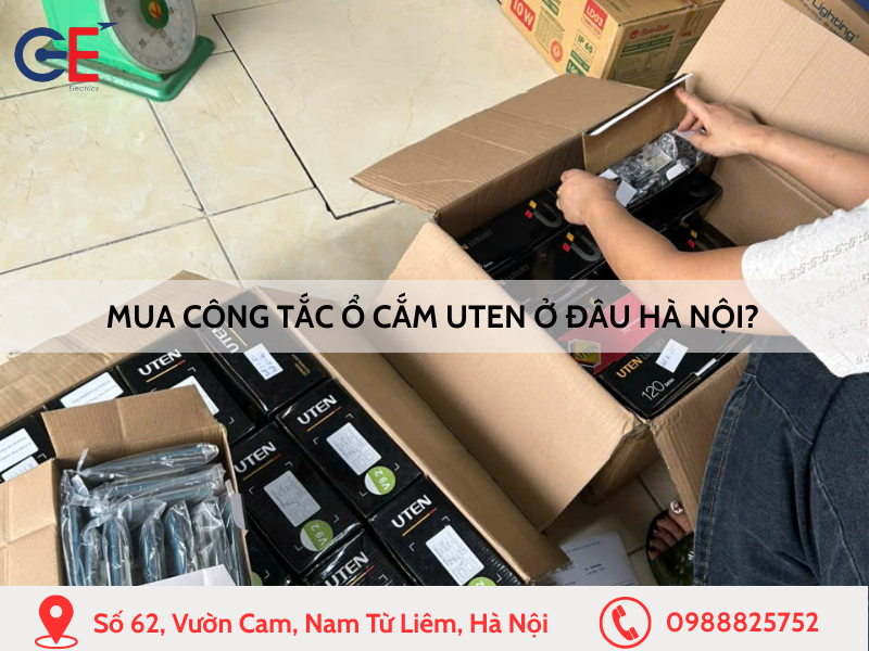 Mua công tắc ổ cắm Uten ở đâu Hà Nội