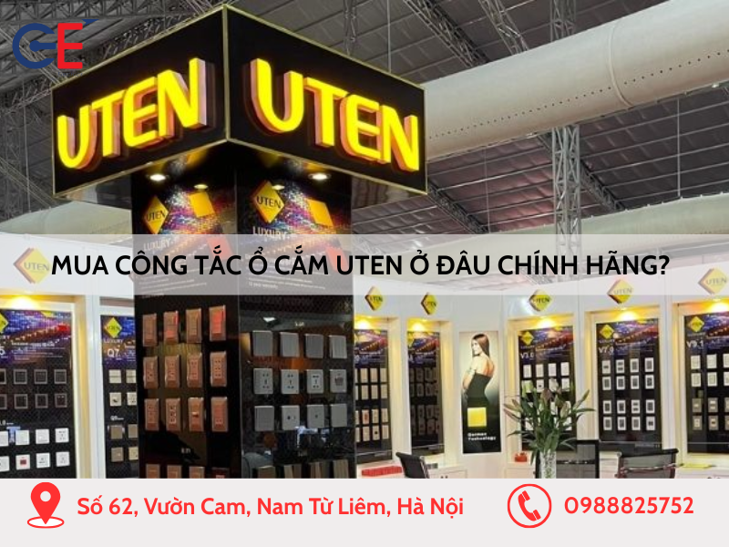 Mua công tắc ổ cắm Uten ở đâu chính hãng