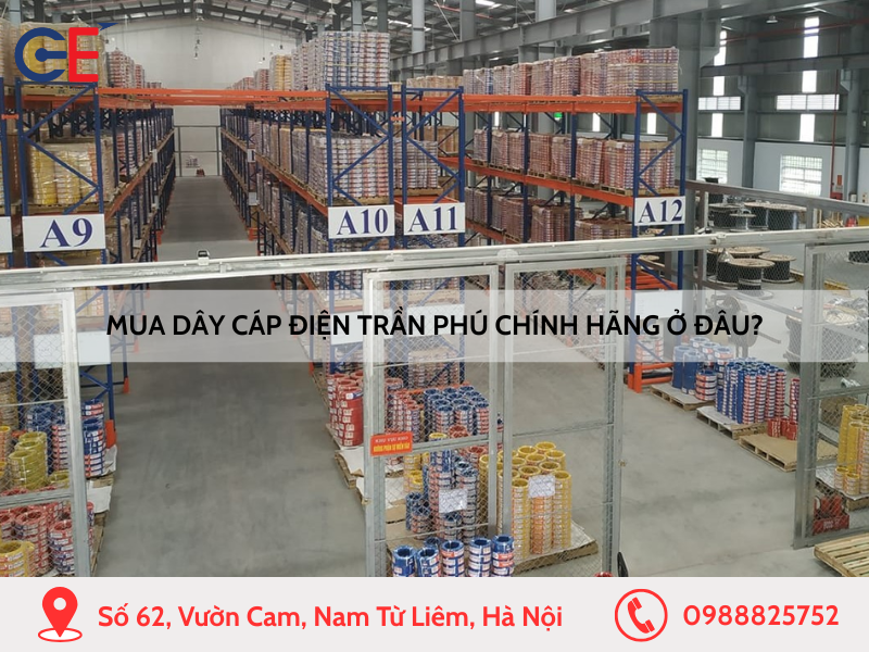 Mua dây cáp điện Trần Phú chính hãng ở đâu