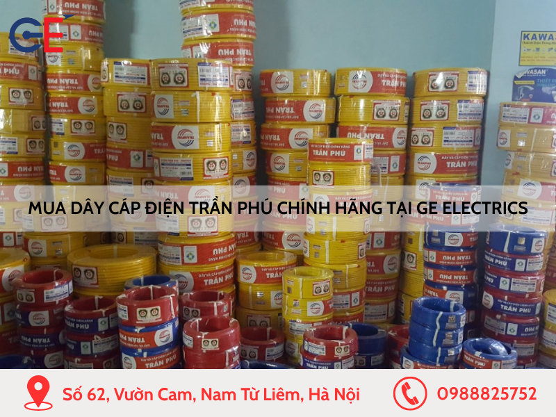 Mua dây cáp điện Trần Phú uy tín, giá tốt tại GE Electrics