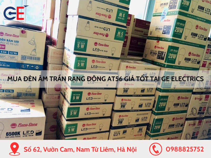 Mua đèn âm trần Rạng Đông AT56 giá tốt tại GE Electrics