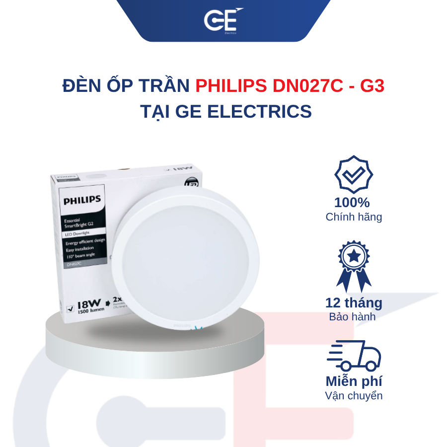 Mua đèn ốp trần Philips DN027C-G3 chất lượng