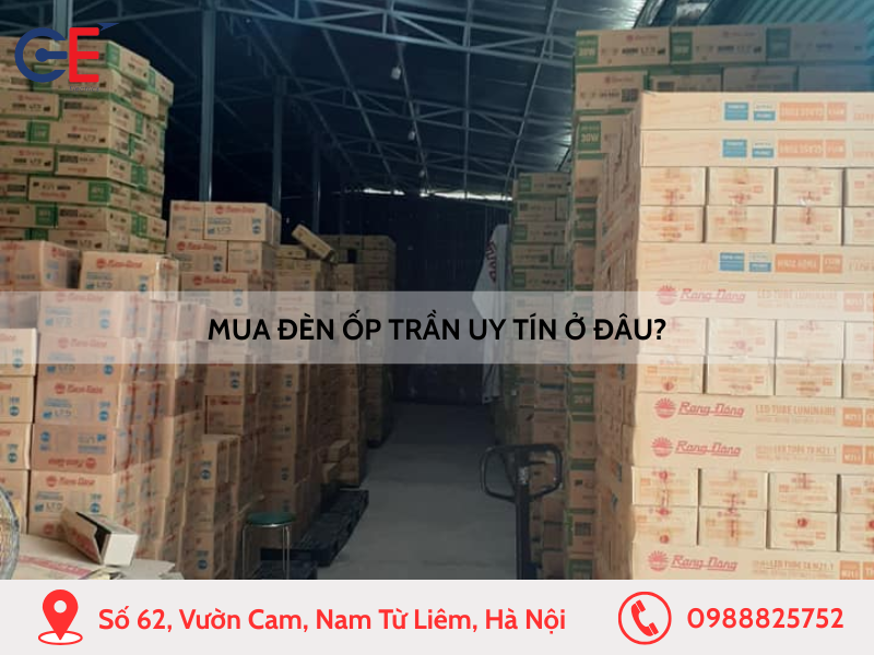 Mua đèn ốp trần uy tín ở đâu