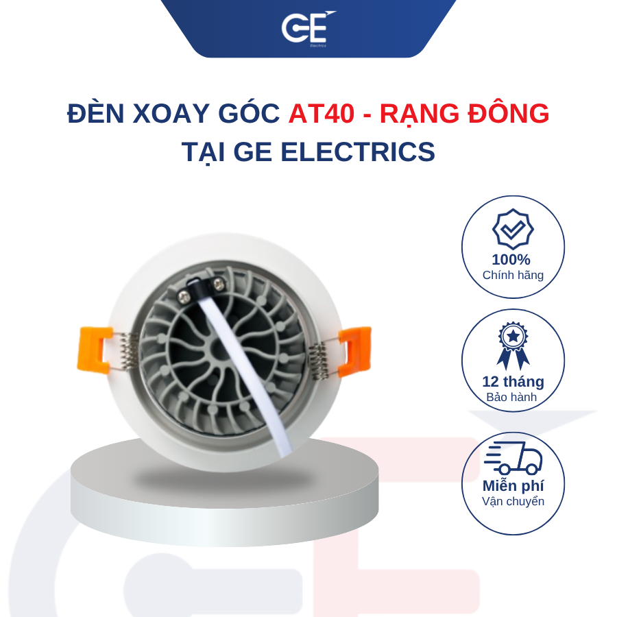 Nên lưu ý gì khi mua đèn xoay góc AT40 Rạng Đông