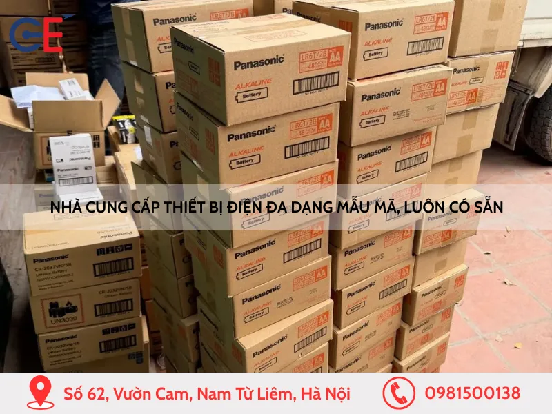 Nhà cung cấp thiết bị điện đa dạng mẫu mã, luôn có sẵn