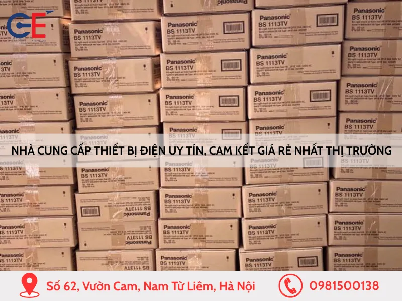Nhà cung cấp thiết bị điện uy tín, cam kết giá rẻ nhất thị trường