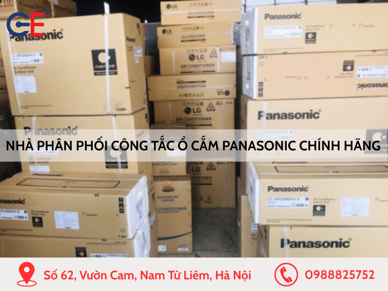 Nhà phân phối công tắc ổ cắm Panasonic chính hãng, uy tín