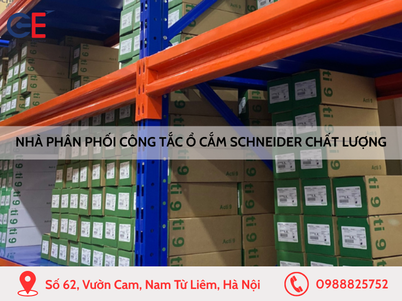 Nhà phân phối công tắc ổ cắm Schneider uy tín, chất lượng
