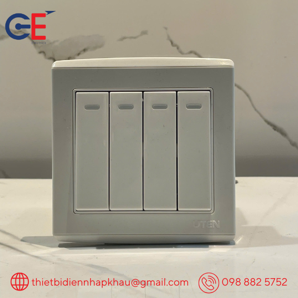 Nhà phân phối công tắc ổ cắm Uten V4.0 chính hãng tại Hà Nội