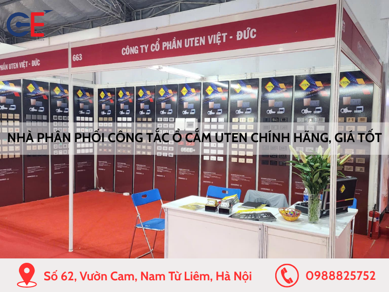 Nhà phân phối công tắc ổ cắm Uten chính hãng, giá tốt