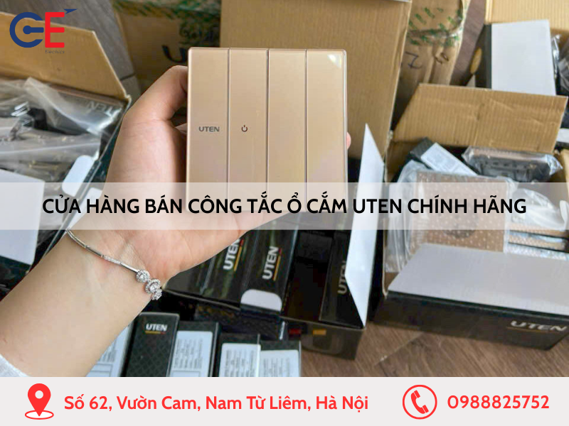 Nhà phân phối công tắc ổ cắm Uten ở Hải Phòng