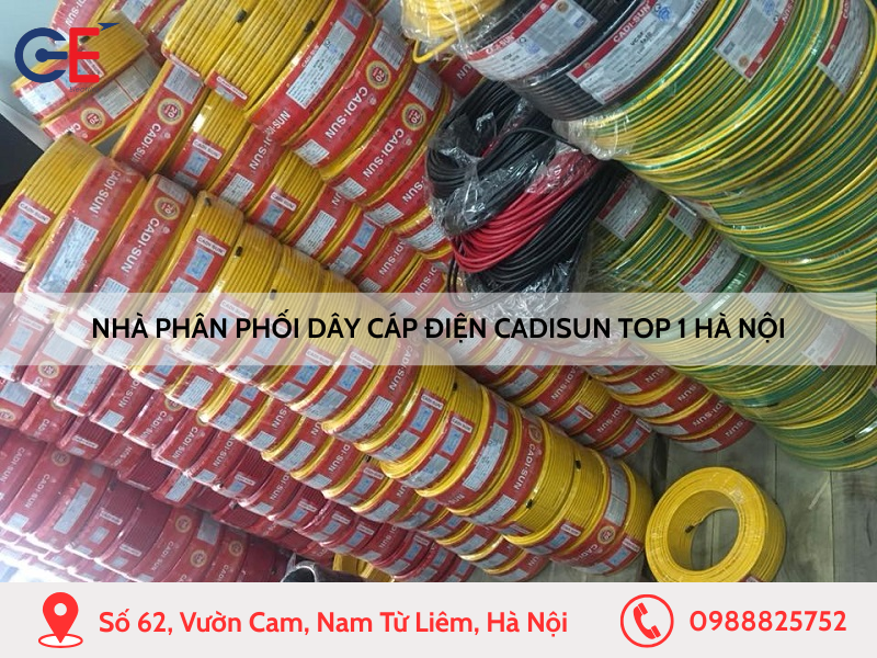 Nhà phân phối dây cáp điện Cadisun Top 1 Hà Nội