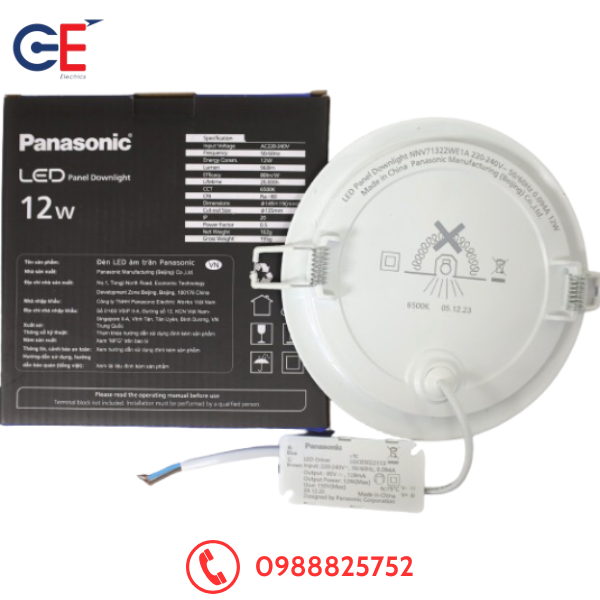 Những lưu ý khi lựa chọn Đèn Led Âm Trần Panasonic EZ-M 12W