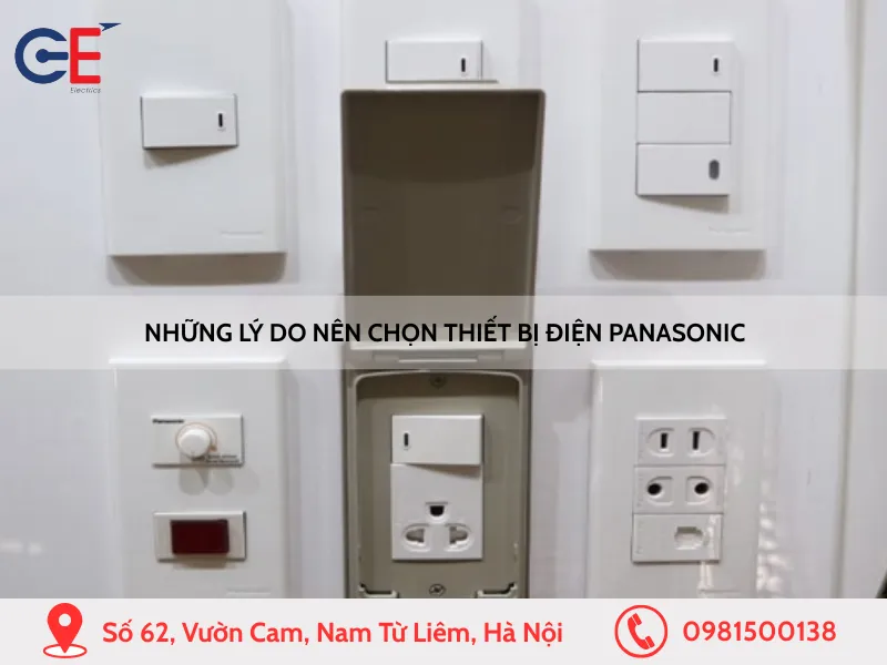 Những lý do nên chọn thiết bị điện Panasonic